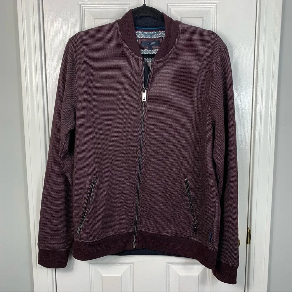 Ted Baker Mens Full Zip Jacket Size 4